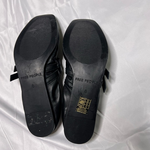 Free People Gemini Ballet Flats Mary Jane Black, size 8 - Picture 8 of 10